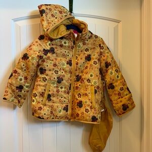 NEW Disney Minnie packable hooded coat, size 6
